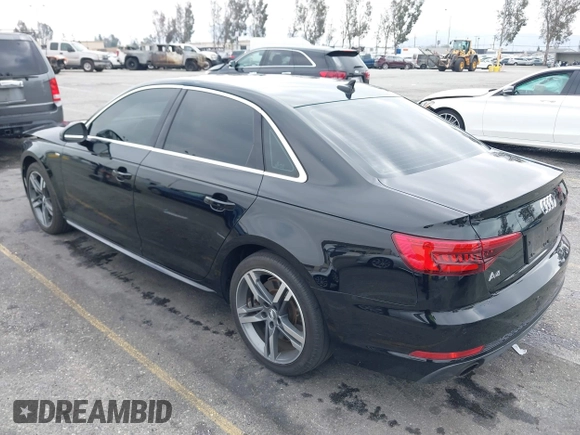 2017 Audi A4 Premium Plus with VIN WAULNAF41HN057768, listed as a IAAI auction lot 41483770 with 81,049 mi miles. Bid and sale history available at carsss.com. Image 3.