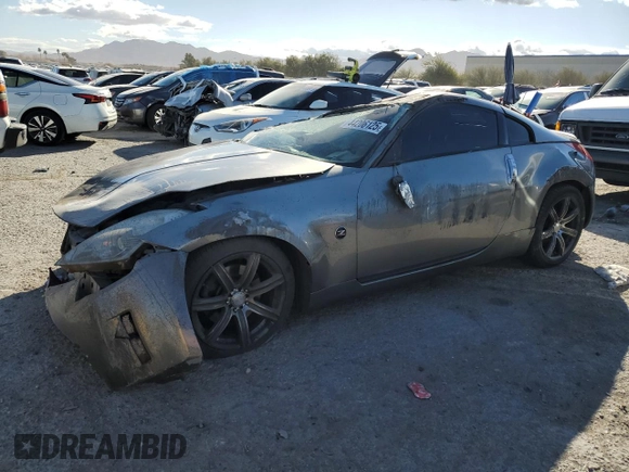 2006 Nissan 350Z Touring with VIN JN1AZ34D86M307915, listed as a Copart auction lot 44206125 with 181,416 mi miles and Salvage Title. Bid and sale history available at carsss.com. Image 1.