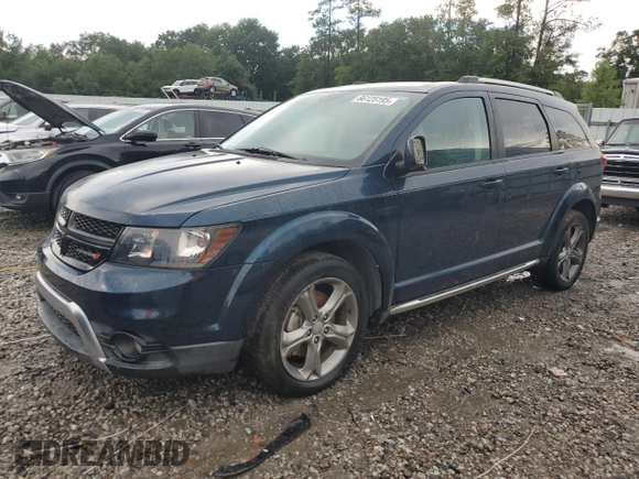 2015 Dodge Journey Crossroad with VIN 3C4PDCGB7FT677229, listed as a Copart auction lot 66125195 with 99,653 mi miles and Clean title. Bid and sale history available at DreamBid. Image 1.