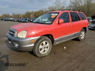 2005 Hyundai Santa Fe GLS with VIN KM8SC13D45U894066, listed as a Copart auction lot 53808385 with 122,880 mi miles and Salvage Title. Bid and sale history available at carsss.com. Image 1.