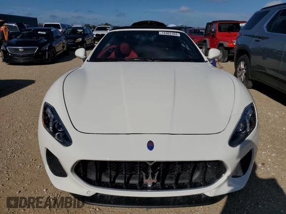 2019 Maserati GranTurismo Sport with VIN ZAM45VMA9K0344167, listed as a Copart auction lot 74383104 with 5,651 mi miles and Non repairable. Bid and sale history available at DreamBid. Image 5.