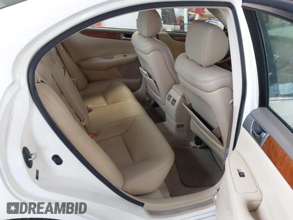 2005 Lexus ES 350 with VIN JTHBA30G855068530, listed as a IAAI auction lot 41643478 with 230,758 mi miles and . Bid and sale history available at DreamBid. Image 8.