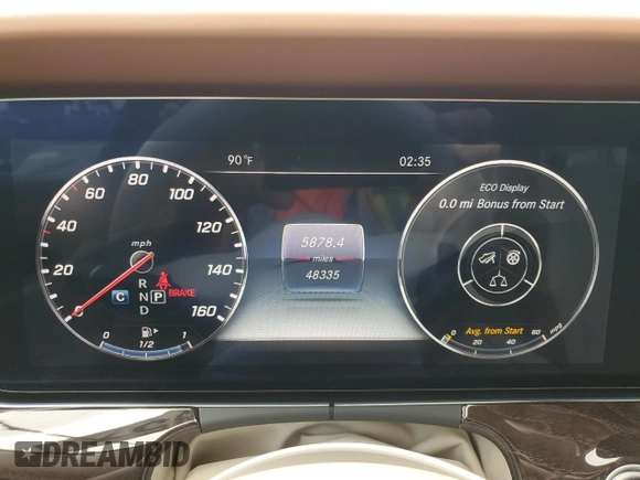 2020 Mercedes-Benz E 450 with VIN W1KZF6JB9LA773174, listed as a Copart auction lot 54743995 with 48,335 mi miles and Non Repairable. Bid and sale history available at DreamBid. Image 9.