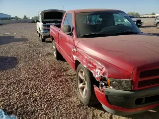 1998 Dodge Ram 1500 with VIN 3B7HC16Z4WM205221, listed as a Copart auction lot 42366595 with 205,646 mi miles and Salvage Title. Bid and sale history available at carsss.com. Image 11.
