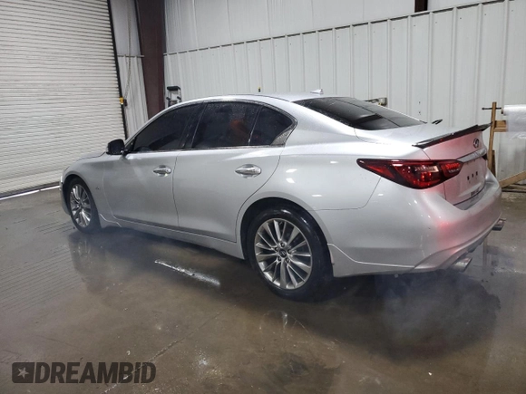 2020 Infiniti Q50 Luxe with VIN JN1EV7AP3LM200611, listed as a Copart auction lot 60059815 with 80,678 mi miles and Salvage title. Bid and sale history available at DreamBid. Image 2.
