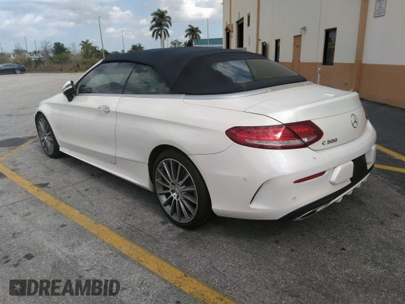 2017 Mercedes-Benz C 300 with VIN WDDWK4JB9HF565129, listed as a IAAI auction lot 41601904 with 57,966 mi miles and . Bid and sale history available at DreamBid. Image 3.