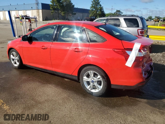 2013 Ford Focus SE with VIN 1FADP3F2XDL351192, listed as a Copart auction lot 58004435 with 83,664 mi miles and Clean title. Bid and sale history available at DreamBid. Image 2.