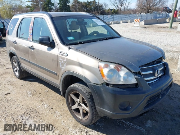 2005 Honda CR-V LX with VIN JHLRD78565C040337, listed as a IAAI auction lot 41959248 with 179,389 mi miles. Bid and sale history available at carsss.com. Image 1.