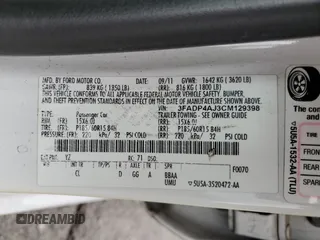 2012 Ford Fiesta S z VIN 3FADP4AJ3CM129398, wystawiony jako Copart lot #44928185 z przebiegiem 175 262 mil mil oraz Czysty tytuł • Clean title. Historia ofert i sprzedaży dostępna na DreamBid. Obrazek 12.