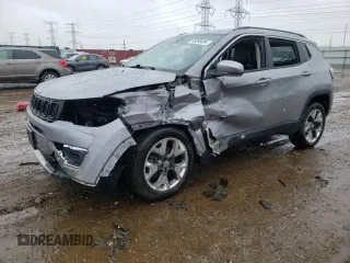 2021 Jeep Compass Limited z VIN 3C4NJDCB1MT572646, wystawiony jako Copart lot #49288404 z przebiegiem Nie podano mil oraz Szkoda całkowita • Salvage title. Historia ofert i sprzedaży dostępna na DreamBid. Obrazek 1.