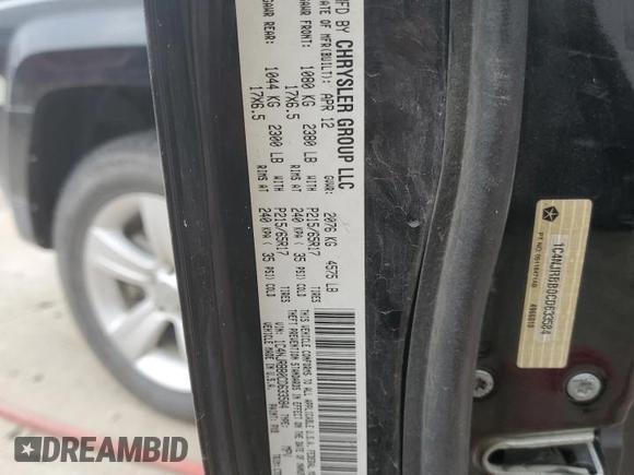2012 Jeep Patriot Sport with VIN 1C4NJRBB0CD633584, listed as a Copart auction lot 51048195 with 158,847 mi miles and Salvage Title. Bid and sale history available at carsss.com. Image 13.