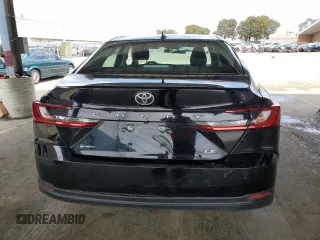2025 Toyota Camry LE with VIN 4T1DAACK5SU000374, listed as a Copart auction lot 55730745 with 20,010 mi miles and Clean Title. Bid and sale history available at DreamBid. Image 6.