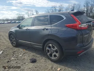 2018 Honda CR-V EX with VIN 7FARW2H55JE054435, listed as a Copart auction lot 50211165 with 34,617 mi miles and Salvage Title. Bid and sale history available at carsss.com. Image 2.