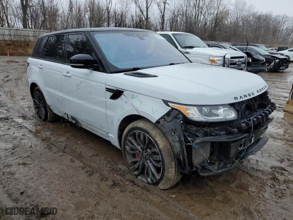 2017 Land Rover Range Rover Sport HSE Dynamic with VIN SALWV2FV5HA135015, listed as a Copart auction lot 46977915 with 86,805 mi miles and Clean Title. Bid and sale history available at carsss.com. Image 4.