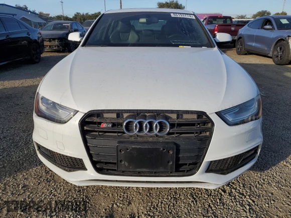 2015 Audi S4 Premium Plus with VIN WAUBGAFL1FA069940, listed as a Copart auction lot 86193774 with 110,996 mi miles and Salvage Title. Bid and sale history available at carsss.com. Image 5.