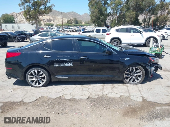 2015 Kia Optima SX Turbo with VIN 5XXGR4A66FG368012, listed as a IAAI auction lot 42281255 with 133,809 mi miles and . Bid and sale history available at DreamBid. Image 13.