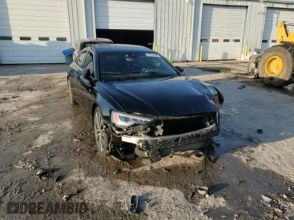 2019 Audi A6 Premium Plus with VIN WAUL2BF28KN068447, listed as a Copart auction lot 48252955 with 93,041 mi miles and Salvage Title. Bid and sale history available at carsss.com. Image 11.