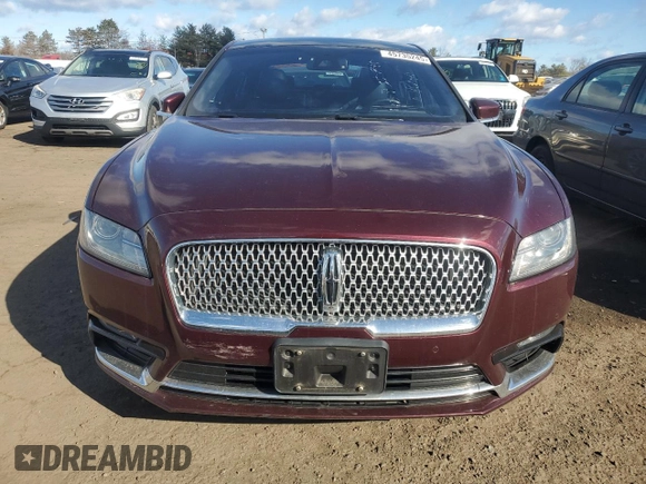 2019 Lincoln Continental Reserve with VIN 1LN6L9NC7K5604445, listed as a Copart auction lot 45735245 with 75,903 mi miles and Salvage Title. Bid and sale history available at DreamBid. Image 5.