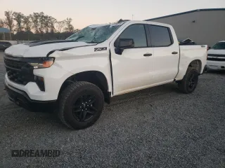 2024 Chevrolet Silverado 1500 Custom Trail Boss with VIN 3GCUDCED0RG426749, listed as a Copart auction lot 76178914 with 781 mi miles and Salvage Title. Bid and sale history available at carsss.com. Image 1.