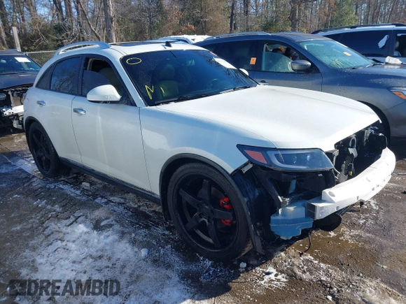 2006 Infiniti FX with VIN JNRAS08W76X209095, listed as a IAAI auction lot 41279499 with 189,645 mi miles and . Bid and sale history available at DreamBid. Image 1.