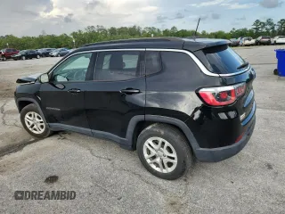 2019 Jeep Compass Sport z VIN 3C4NJCAB8KT615860, wystawiony jako Copart lot #60784545 z przebiegiem 109 592 mil mil oraz Szkoda całkowita • Salvage title. Historia ofert i sprzedaży dostępna na DreamBid. Obrazek 2.