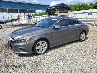 2016 Mercedes-Benz CLA 250 with VIN WDDSJ4GBXGN327433, listed as a Copart auction lot 54838455 with 93,941 mi miles and Salvage title. Bid and sale history available at DreamBid. Image 1.