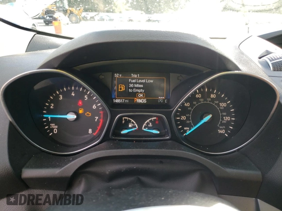2017 Ford Escape SE with VIN 1FMCU9GD8HUE49196, listed as a Copart auction lot 52053435 with 148,517 mi miles and Clean Title. Bid and sale history available at DreamBid. Image 9.