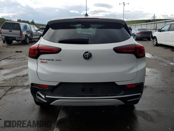 2021 Buick Encore GX Preferred z VIN KL4MMBS25MB114242, wystawiony jako Copart lot #59799905 z przebiegiem 67 300 mil mil oraz Szkoda całkowita • Salvage title. Historia ofert i sprzedaży dostępna na DreamBid. Obrazek 6.