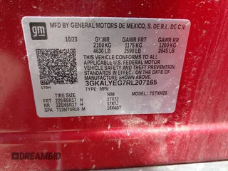 2024 GMC Terrain AT4 z VIN 3GKALYEG7RL207165, wystawiony jako IAAI lot #42103766 z przebiegiem 16 065 mil mil oraz . Historia ofert i sprzedaży dostępna na DreamBid. Obrazek 9.