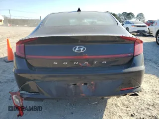 2020 Hyundai Sonata SEL z VIN 5NPEF4JA5LH053951, wystawiony jako Copart lot #45577565 z przebiegiem 117 615 mil mil oraz Szkoda całkowita • Salvage title. Historia ofert i sprzedaży dostępna na DreamBid. Obrazek 6.