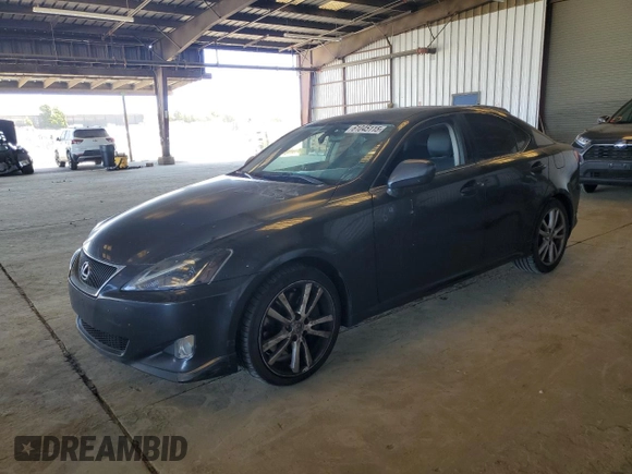 2006 Lexus IS 350 with VIN JTHBE262765004555, listed as a Copart auction lot 61045115 with 170,815 mi miles and Salvage title. Bid and sale history available at DreamBid. Image 1.