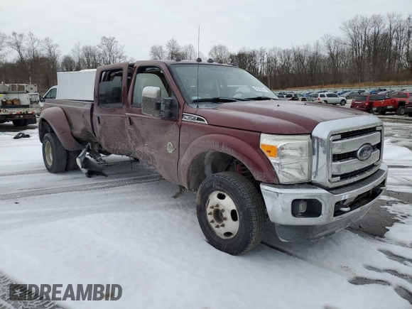 2012 Ford F-350 XL with VIN 1FT8W3DT8CEC65585, listed as a Copart auction lot 43032205 with 173,959 mi miles and Salvage Title. Bid and sale history available at DreamBid. Image 4.