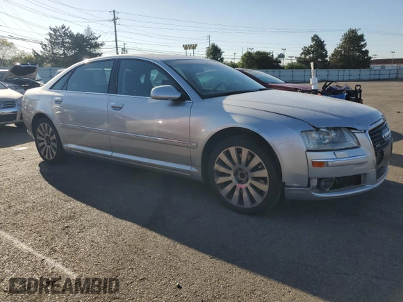 2007 Audi A8 L 4.2L with VIN WAUMV44E77N025911, listed as a Copart auction lot 74821004 with 184,166 mi miles and Salvage Title. Bid and sale history available at carsss.com. Image 4.