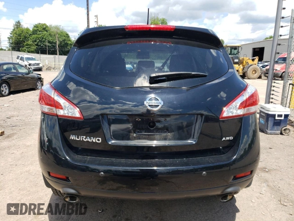2012 Nissan Murano SL with VIN JN8AZ1MW0CW204818, listed as a Copart auction lot 60725114 with 85,210 mi miles and Salvage Title. Bid and sale history available at carsss.com. Image 6.