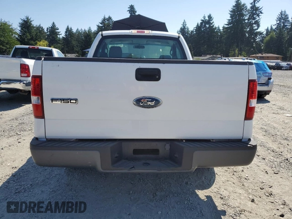 2007 Ford F-150 XL with VIN 1FTRF12217NA72946, listed as a Copart auction lot 65255485 with 120,123 mi miles and Salvage title. Bid and sale history available at DreamBid. Image 6.