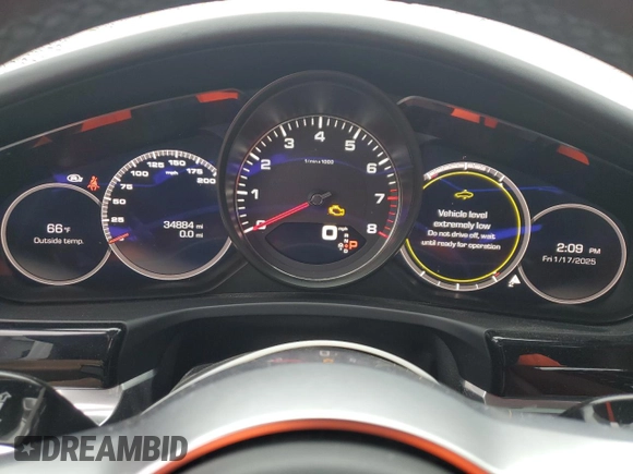 2018 Porsche Panamera 4S Executive with VIN WP0BB2A76JL165237, listed as a Copart auction lot 87572395 with 34,884 mi miles and Salvage Title. Bid and sale history available at DreamBid. Image 9.