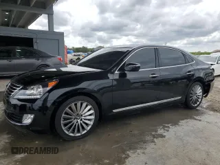 2016 Hyundai Equus Ultimate with VIN KMHGH4JH6GU104963, listed as a Copart auction lot 52130255 with 93,706 mi miles and Salvage Title. Bid and sale history available at DreamBid. Image 1.
