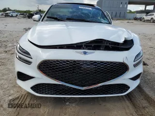 2023 Genesis G70 3.3T with VIN KMTG54TEXPU105082, listed as a Copart auction lot 65000724 with 12,941 mi miles and Salvage Title. Bid and sale history available at carsss.com. Image 5.