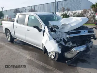 2022 Chevrolet Silverado 1500 LT with VIN 1GCPDDEK5NZ503949, listed as a IAAI auction lot 41676189 with 58,496 mi miles and . Bid and sale history available at DreamBid. Image 1.