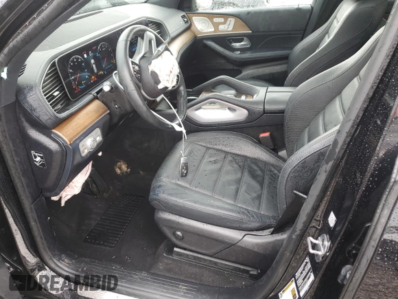 2021 Mercedes-Benz GLS 450 with VIN 4JGFF5KE0MA435353, listed as a Copart auction lot 54614174 with 26,752 mi miles and . Bid and sale history available at DreamBid. Image 7.