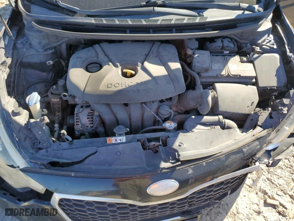 2014 Kia Forte LX with VIN KNAFX4A60E5057547, listed as a Copart auction lot 81062854 with 191,597 mi miles and Salvage Title. Bid and sale history available at carsss.com. Image 12.