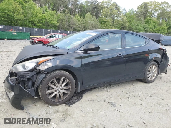 2015 Hyundai Elantra SE z VIN 5NPDH4AE0FH556185, wystawiony jako Copart lot #55722115 z przebiegiem 131 798 mil mil oraz Szkody całkowita. Historia ofert i sprzedaży dostępna na DreamBid. Obrazek 1.