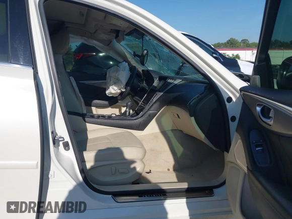 2017 Infiniti Q50 Premium with VIN JN1EV7APXHM737175, listed as a IAAI auction lot 42099700 with 91,200 mi miles and . Bid and sale history available at DreamBid. Image 5.
