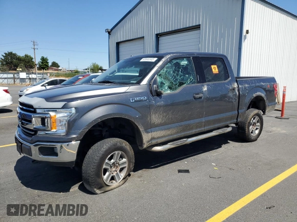 2018 Ford F-150 XL with VIN 1FTEW1EG1JFC95723, listed as a Copart auction lot 63045345 with Not provided miles and Salvage title. Bid and sale history available at DreamBid. Image 1.