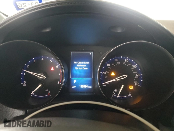 2018 Toyota C-HR XLE with VIN NMTKHMBX5JR056290, listed as a Copart auction lot 53560775 with 116,924 mi miles and Salvage title. Bid and sale history available at DreamBid. Image 9.