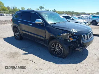 2017 Jeep Grand Cherokee Limited with VIN 1C4RJEBG2HC795168, listed as a IAAI auction lot 41859286 with 192,060 mi miles. Bid and sale history available at carsss.com. Image 1.