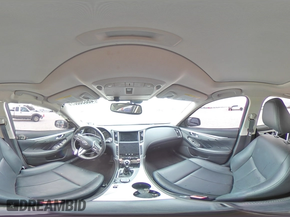 2020 Infiniti Q50 Luxe with VIN JN1EV7AP9LM207806, listed as a Copart auction lot 46036605 with 45,301 mi miles and Salvage Title. Bid and sale history available at DreamBid. Image 12.
