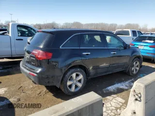2010 Acura MDX with VIN 2HNYD2H20AH525401, listed as a Copart auction lot 46306295 with 196,796 mi miles and Salvage Title. Bid and sale history available at carsss.com. Image 3.