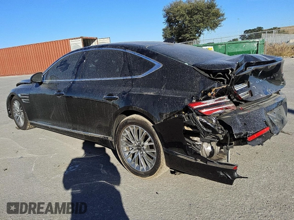 2024 Genesis G80 2.5T z VIN KMTGB4SC7RU225336, wystawiony jako Copart lot #82495404 z przebiegiem 16 873 mil mil oraz Nie do naprawy • Non repairable. Historia ofert i sprzedaży dostępna na DreamBid. Obrazek 2.