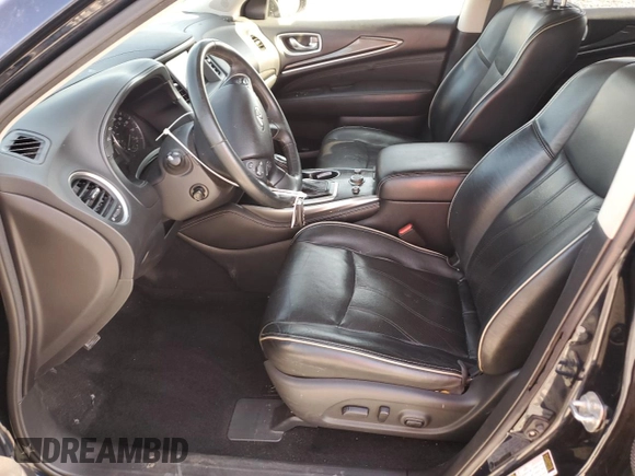 2017 Infiniti QX60 with VIN 5N1DL0MM1HC523376, listed as a Copart auction lot 52567905 with 93,979 mi miles and Salvage Title. Bid and sale history available at carsss.com. Image 7.